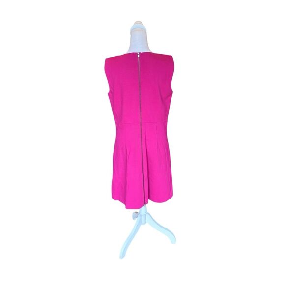 Diane Von Furstenberg Carpreena Dress Mini Gardenia Stretch Womens 12 Pink - Picture 3 of 15